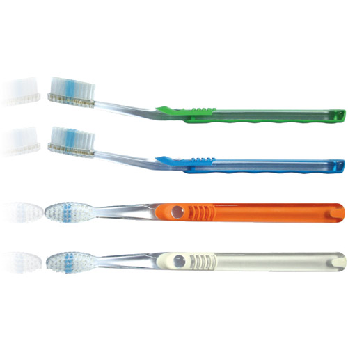 Premium Adult Cleargrip Toothbrushes-Full Head w/ Angled Handle 144/box product image