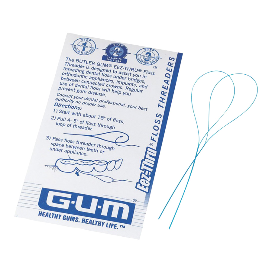 Gum Eez-Thru Floss Threaders, 500/Pk, 840PQA thumbnail 4
