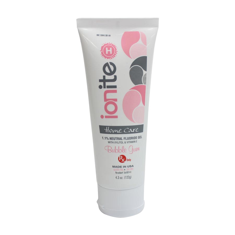 ***NA*** Ionite H 1.1% Neutral Sodium Fluoride Gel 4.3oz Bubble Gum 56-00141 product image