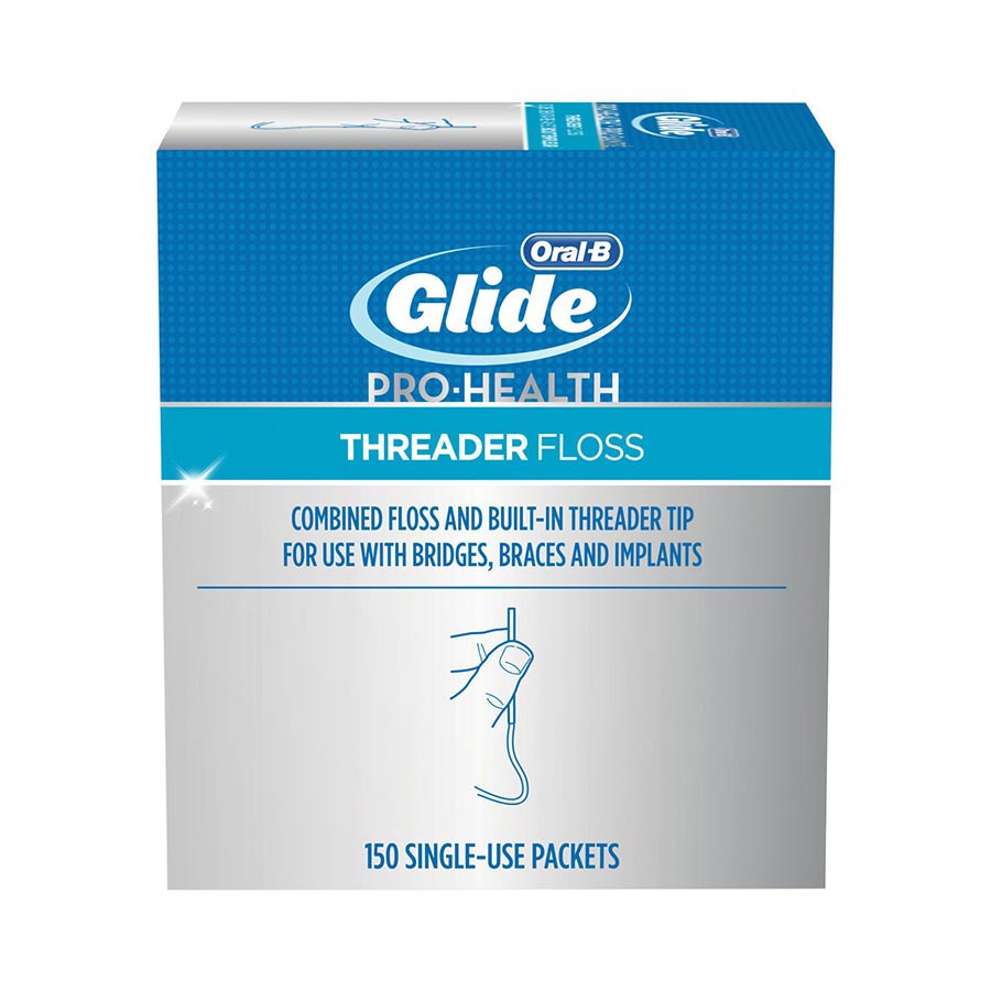 Oral-B Threader Floss 30 envelopes of 5 Threaders, 150/Pk, 80775811 (Discontinued) thumbnail 20