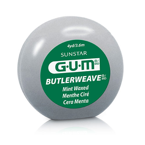 Gum ButlerWeave Floss, Waxed, 4 yd, Mint, 144/Pk, 1815PQB thumbnail 3