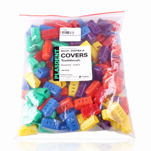 Plasdent - One Size Fits All Toothbrush Covers, features a back hinge, 200TBX-A - Plasdent - One Size Fits All Toothbrush Covers, features a back hinge, 200TBX-A - Image 1
