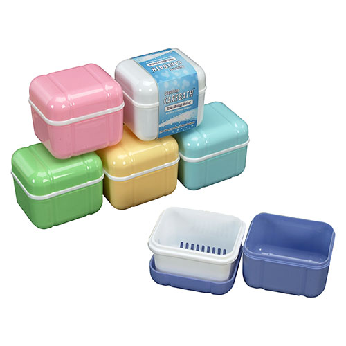Denture Care Bath Assorted Colors 12/Box ER001-A product image