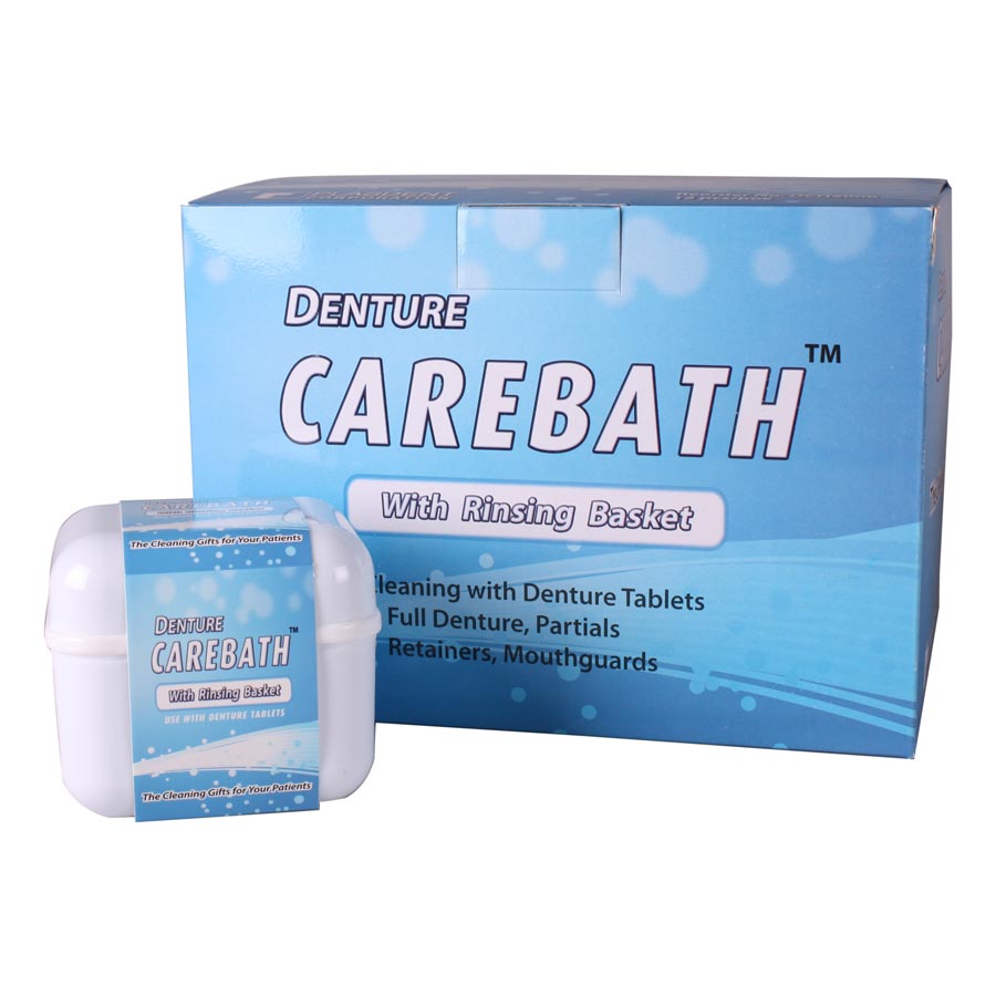 Denture Care Bath White 12/Box ER001-1 product image