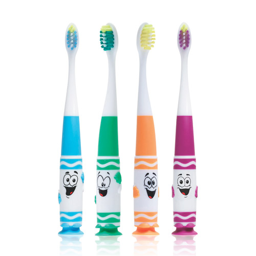 GUM Crayola Pip-Squeaks Toothbrush Kids Ultra Soft 12/Bx thumbnail 4