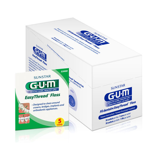 Gum EasyThread Floss, Sample Pack, 100/Pk, 3200PQ product image