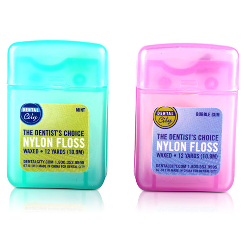 Dental City Floss Bubblegum Waxed 12yd 144/Box DC33840 product image