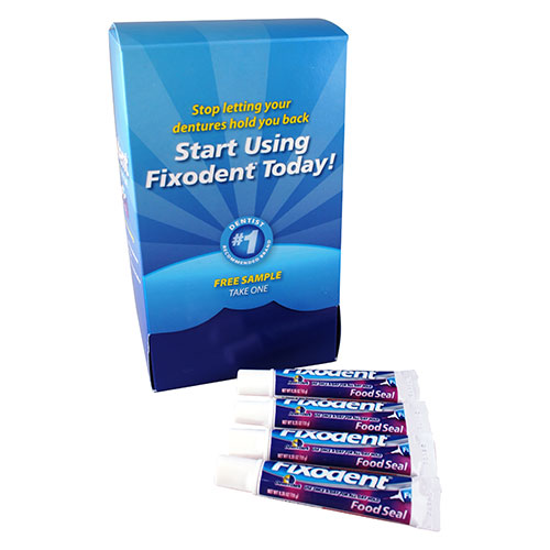 Fixodent Professional Denture Adhesive Cream Gravity Box 50/Ca thumbnail 4