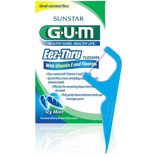 GUM Flosser Curvy Fresh Mint 3/Package 48Pk/Bx thumbnail 2