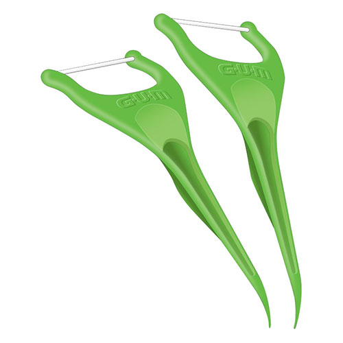 Gum Eez-Thru Angled Flossers, Floss Picks, 2 Flossers, 48/Pk, 898PQ thumbnail 3