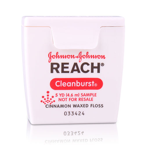 Reach - Clean Burst Dental Floss, Cinnamon, Trial Size, 5 yds (1/Pc) ((former JJ-9624)) product image