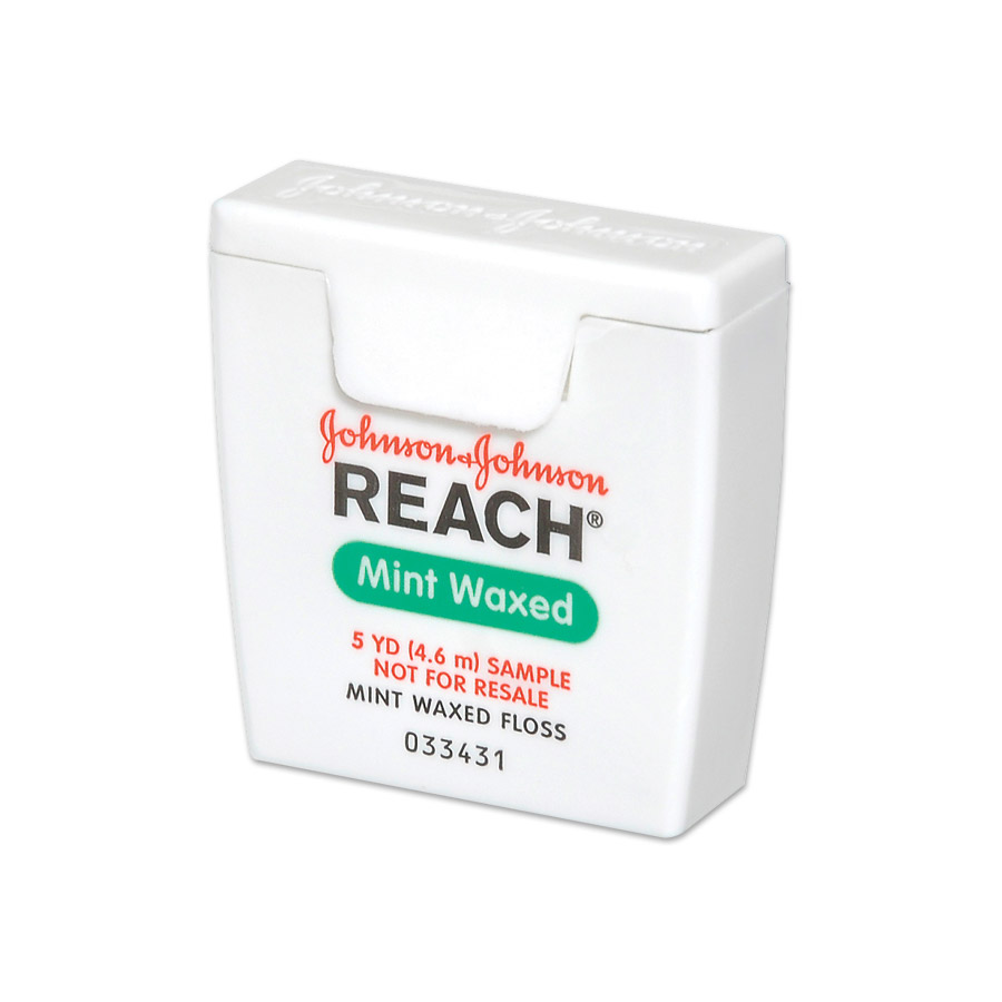 Dr. Fresh - Reach Dental Floss Waxed Mint Trial Size 5yd, 1/Pk thumbnail 4