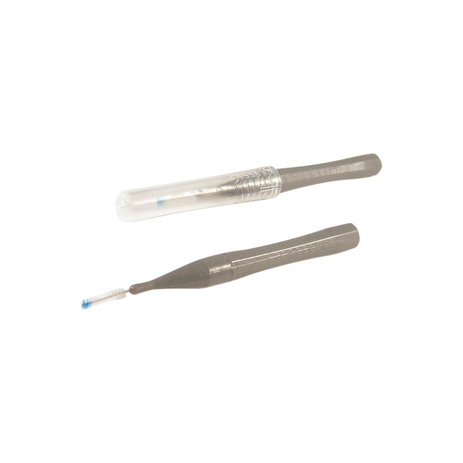 Gray Q Brush Interproximal Brush Standard Handle Size 0 Box of 36 - Gray Q Brush Interproximal Brush Standard Handle Size 0 Box of 36 - Image 1
