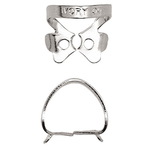 Ivory Rubber Dam Clamp # 00, 1/Pk, 50057302 thumbnail 4
