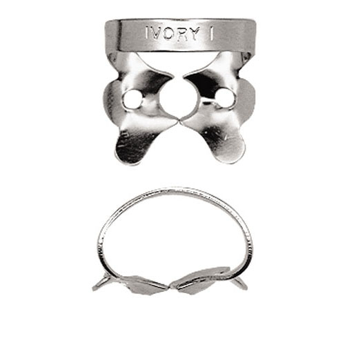Ivory Rubber Dam Clamp # 1, 1/Pk, 50057306 thumbnail 4