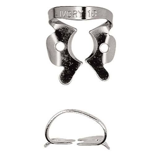 Ivory Rubber Dam Clamp Winged Size 10 Ea thumbnail 8