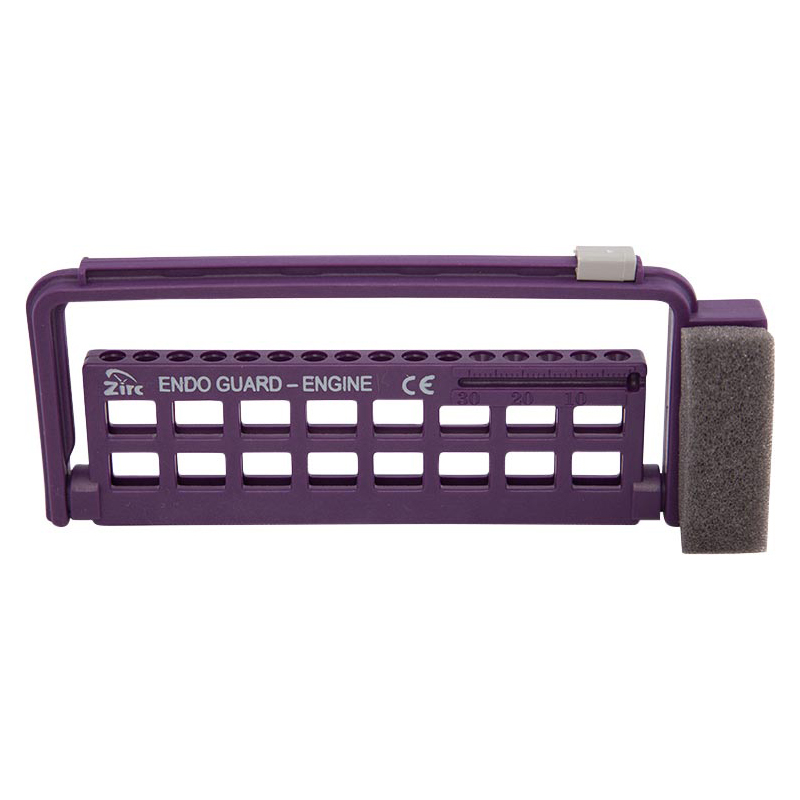 Steri-Endo Guard Organizer Hand Plum Holds up to 16 Instruments Ea thumbnail 2