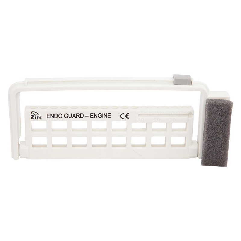 Steri-Endo Guard, 16-Hole, for Engine and Hand Files, 5 3/8" x 3/8" x 2 3/16", White, 1/Pk, 50Z452A thumbnail 6