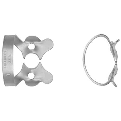 Rubber Dam Clamp, # 1, Upper Molars, Satin Steel, 1/Pk, RDCM1 thumbnail 5