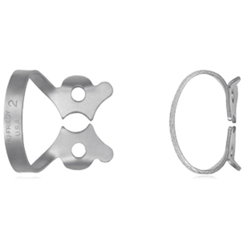 Rubber Dam Clamp, # 2, Premolars, Satin Steel, 1/Pk, RDCM2 thumbnail 9