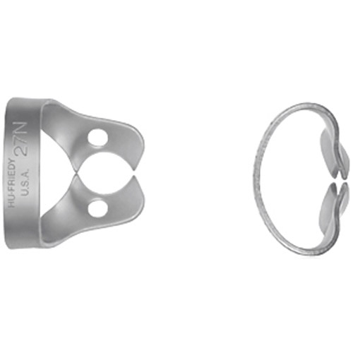 Rubber Dam Clamp, # 27N, Premolars, Satin Steel, 1/Pk, RDCM27N thumbnail 8