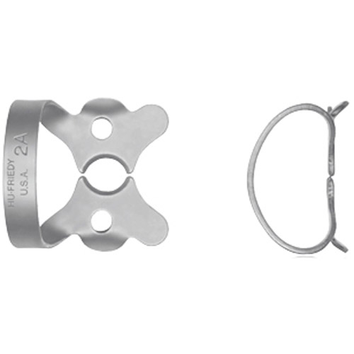 Rubber Dam Clamp, # 2A, Larger Premolars, Satin Steel, 1/Pk, RDCM2A thumbnail 9