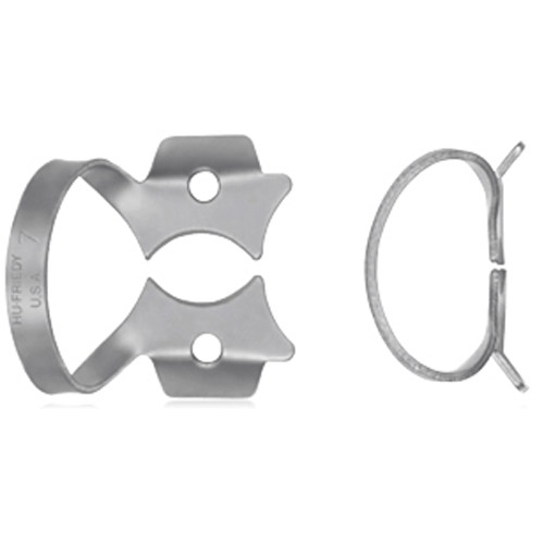 Rubber Dam Clamp, # 7, Lower Molars, Satin Steel, 1/Pk, RDCM7 thumbnail 9