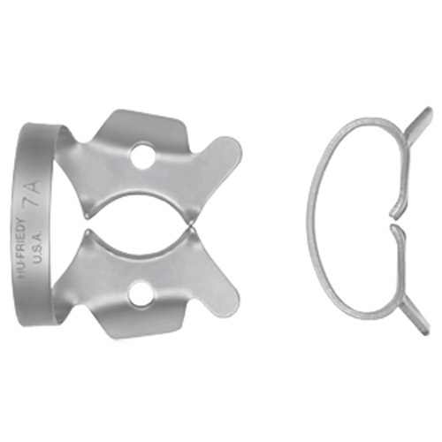 Rubber Dam Clamp, # 7A, Large Lower Molars, Satin Steel, 1/Pk, RDCM7A thumbnail 5