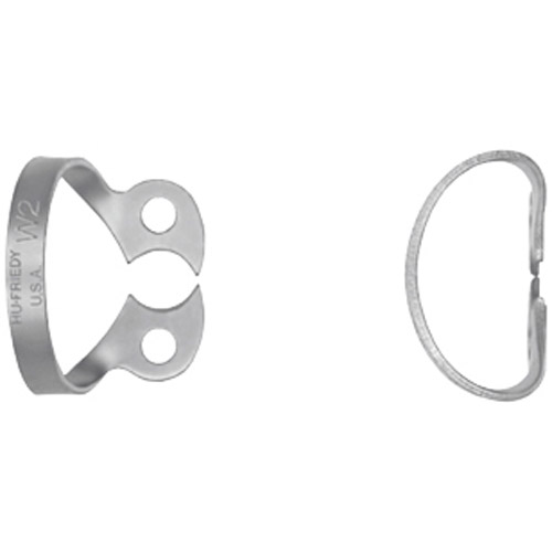 Rubber Dam Clamp, # W2, Premolars, Satin Steel, 1/Pk, RDCMW2 thumbnail 9