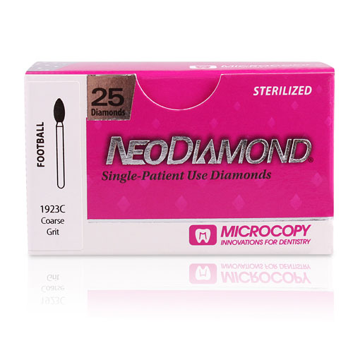 NeoDiamond Operative Diamond Single-Use Bur, FG, Flat End Taper, 1.4 mm, Coarse, 25/Pk 0914.8C thumbnail 9