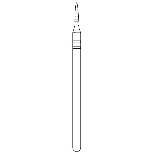 #X261.5 Coarse Two Striper® Lab Diamond Bur Flame HP product image