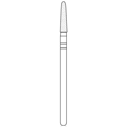 #X772.10 Coarse Two Striper® Lab Diamond Bur Round-End Taper HP thumbnail 3