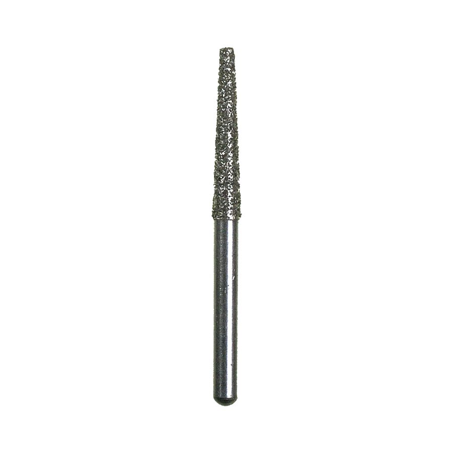 #702.10 Coarse Flat End Taper Spring Diamond FG 848-018 Single-Use Pack of 25 - #702.10 Coarse Flat End Taper Spring Diamond FG 848-018 Single-Use Pack of 25 - Image 1
