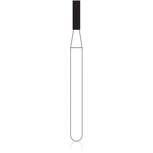 NTI Diamond Burs, FG, Flat End Cylinder, # 835, 1.0 mm, Coarse, Green, 5/Pk, C835-010 thumbnail 4