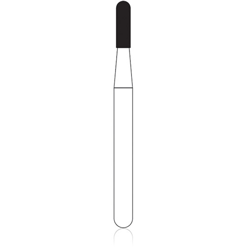 #838-012 Coarse NTI Diamond Bur Round End Cylinder FG Pack of 5 thumbnail 2