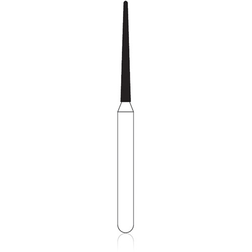 NTI Diamond Burs, FG, Taper Round End, # C850, 1.0 mm, Coarse, Green, 5/Pk, C850-010 thumbnail 4