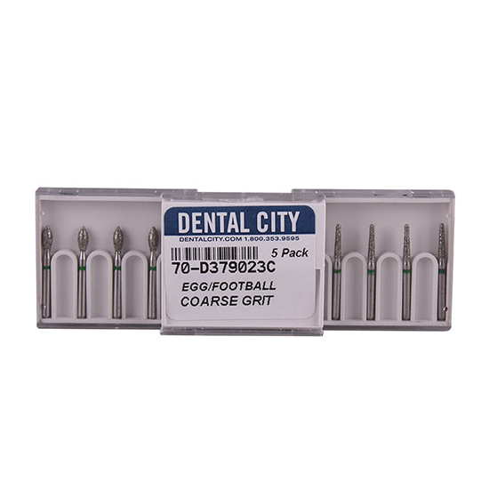 Dental City Multi-Use Diamond Bur Flat End Cylinder 836-012C 5/Pack product image