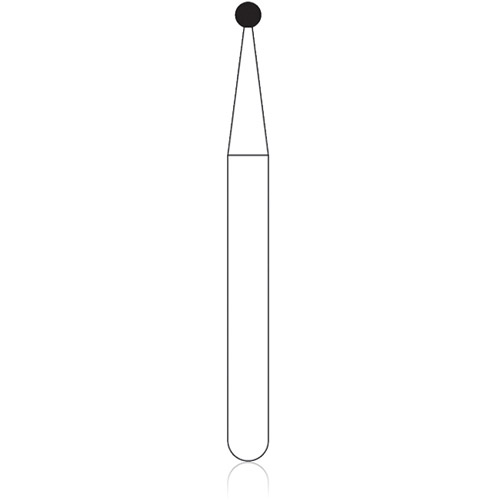 NTI Diamond Burs, FG, Round, # 801, 1.0 mm, Medium, Clear, 5/Pk, M801-010 product image