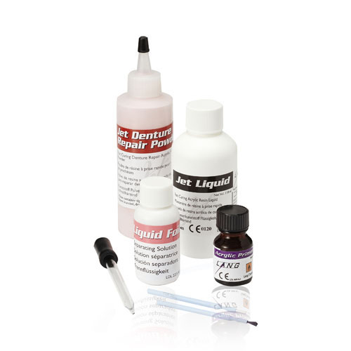 Jet Denture Repair Professional Package (100gm Powder/118mL Liquid) Clear 1223C product image