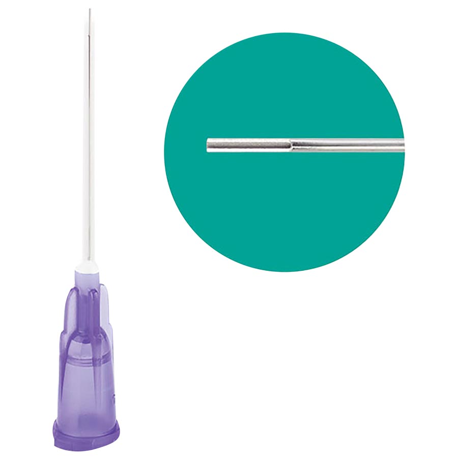 Monovac Irrigator Needle Tips, Monoject-Style, Side-Vented, 30 Ga, Purple, 100/Pk, INT-M30 thumbnail 2