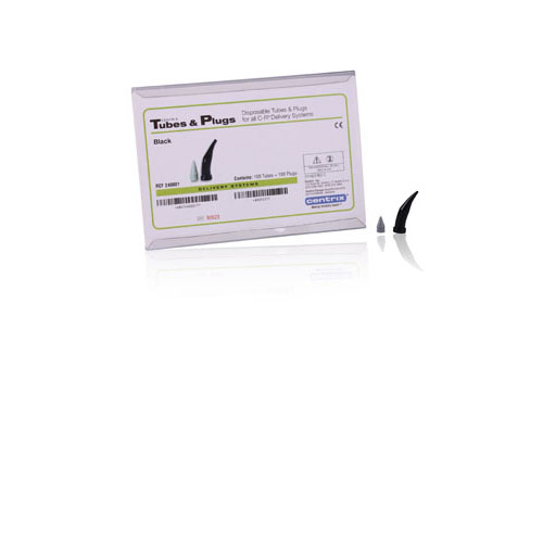 C-R Tubes and Plugs, Medium Viscosity, Black, 100/Pk, 240001 thumbnail 5