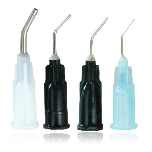 Pre-Bent Applicator Tips, 20 Ga, Black, 100/Pk, 315320 thumbnail 8