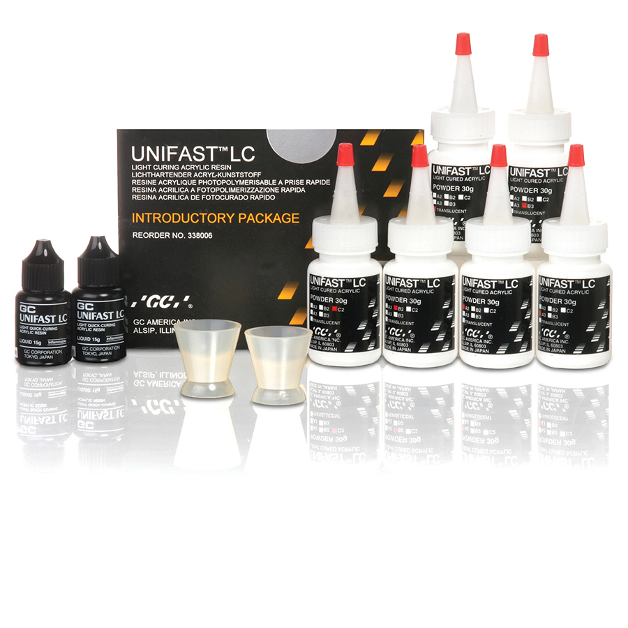 Unifast LC Light-Curing Acrylic Resin, 1:2 Package, A2, 338002 thumbnail 2