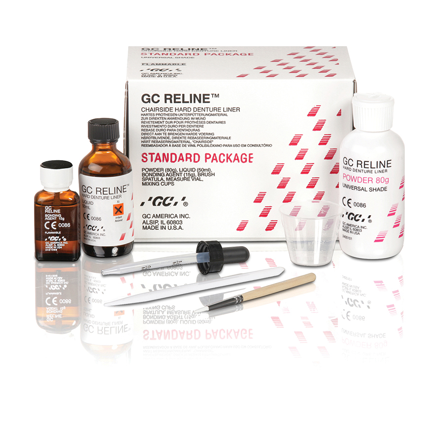 GC Reline Chairside Hard Denture Liner, Powder Refill, 80 g, 1/Pk, 346002 thumbnail 7