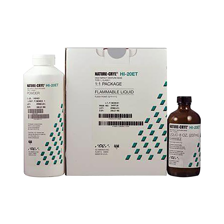 Nature-Cryl Denture Resin HI-20ET Heat Cure COE-LOR Moderate Ea product image