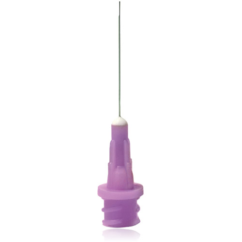 Secure-Lock Appli-Vac 1"" Bendable Needle Tips 30ga 80/Bag Purple, 314530 thumbnail 4