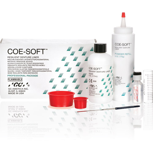 Coe-Soft Resilient Denture Reline Material, Liquid Refill, 6 oz, 1/Pk thumbnail 8