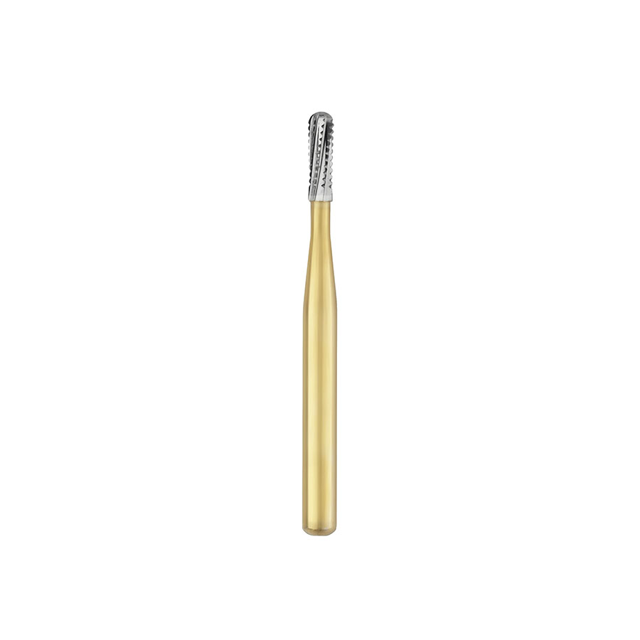 Great White Gold Series Carbide Burs, FG, Straight Round End Cross Cut, # 2, 100/Pk, 13095 thumbnail 8
