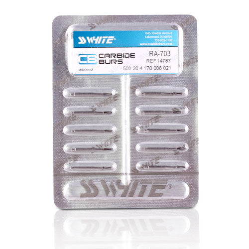 Standard Operative Carbide Burs, RA, Round End Taper, # 703, 10/Pk, 14787 thumbnail 2