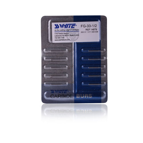 Standard Operative Carbide Burs, HP, Inverted Cone, # 33 1/2, 10/Pk, 14849 thumbnail 4